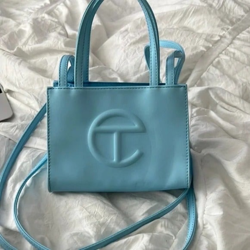 Small Telfar Bag Baby Blue